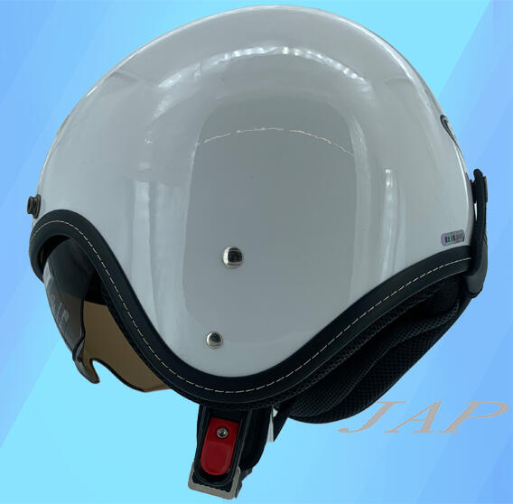 《JAP》瑞獅 ZEUS ZS-388A 388A 素色 白色 復古帽 半罩 安全帽 超輕量化 內襯全可拆 內鏡片