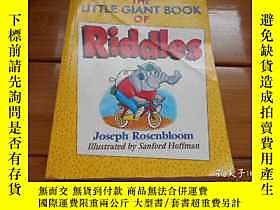 古文物THE罕見LITTLE GIANT BOOK OF RIDDIES露天19865 Joseph Rosenbloo 