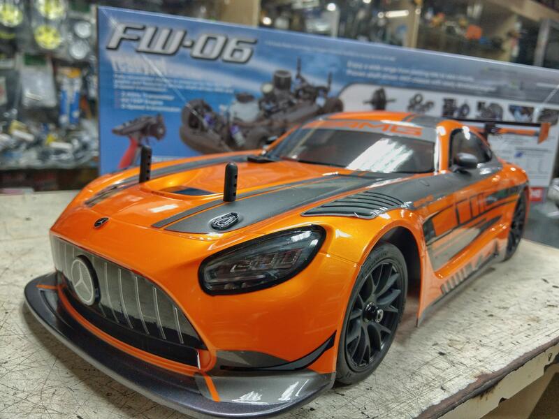 KYOSHO 京商FW-06 引擎1:10四驅房車..賓士AMG GT3 請勿下標，請先詢問