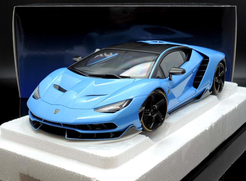 【MASH-2館】現貨特價 Autoart 1/18 Lamborghini Centenario blue 