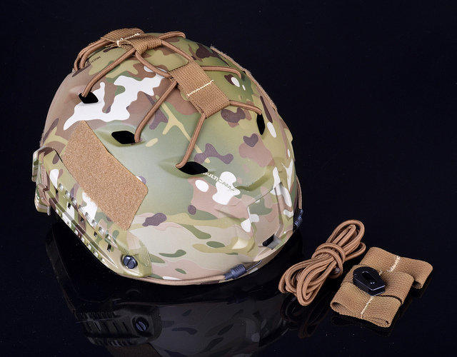 【傲骨工坊】OPS盔改裝繩【KH 泥棕色】彈性繩組傘盔配件 SL0009