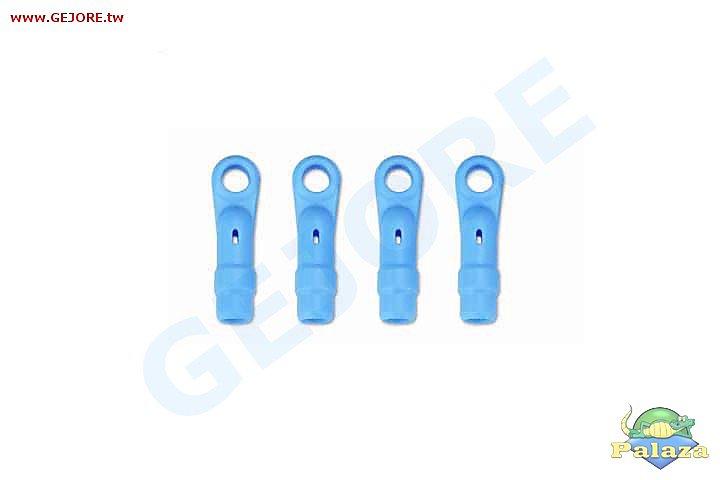 【加菲貓】Tarot LOGO 550/600 Φ5mm 尾支撐桿球頭扣(藍色/4入) MK6006-C 