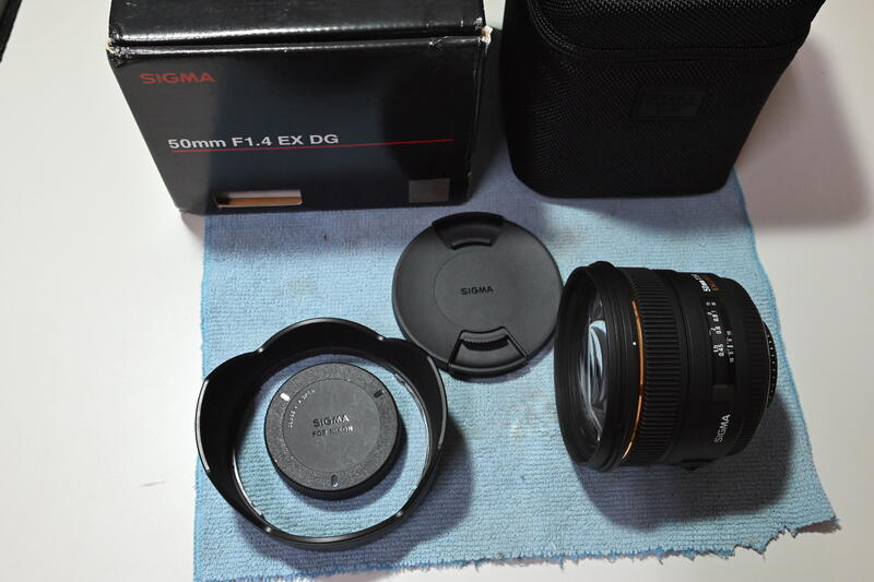 SIGMA 50mm F1.4 EX DG HSM 全幅標準鏡頭(Nikon F 卡口) (二手)(美品