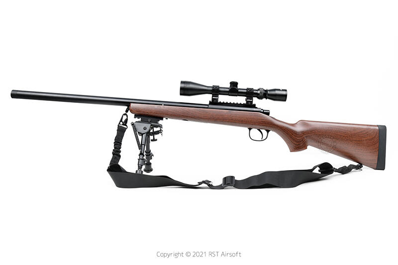 RST 紅星 - 免運費 BELL VSR-10 手拉狙擊槍 全配版 仿木 空氣槍 ... 24RST-BELL201A