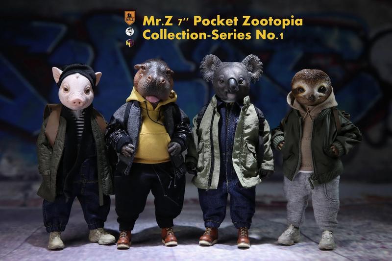 【臻記洋行】Q3預訂 Mr.Z : 7寸模型口袋動物城系列 第一彈（4款一套）