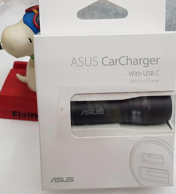 彰化手機館 ASUS 車充 28w 金屬機身 ACHU001 雙USB-C+USB-A 雙輸出 快速充電 華碩原廠