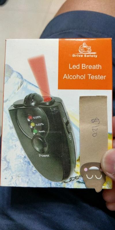 全新：$120酒精測試器，LB-001