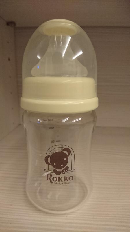 【二手】ROKKO 玻璃寬口徑 奶瓶 150ml（單個）