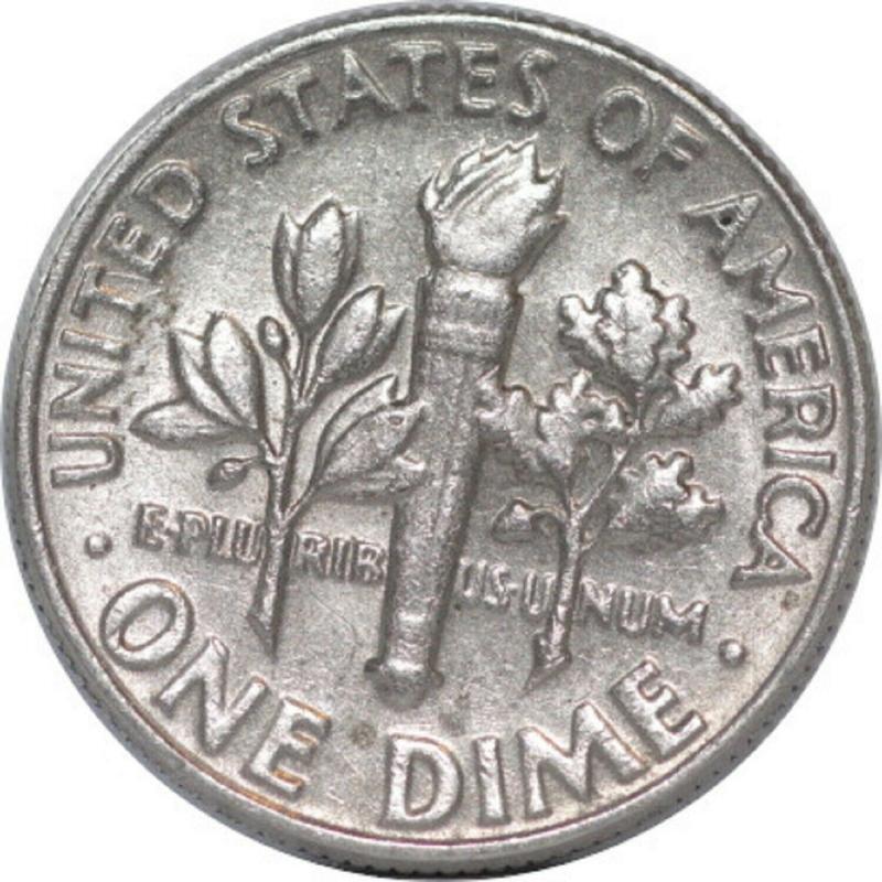 【全球郵幣】美國USA 2004年 1角10分10C鎳幣one dime 稀有羅斯福總統 AU AU