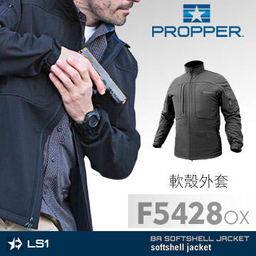 【IUHT】Propper BA Softshell Jacket 軟殼外套-黑色 F5428-0X-001