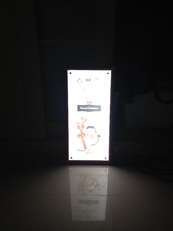 聖誕看板(595cm x295 cm) 薄形燈箱 廣告看板 LED招牌 LED看板 餐廳廣告看板 (工廠直營台灣製造) 