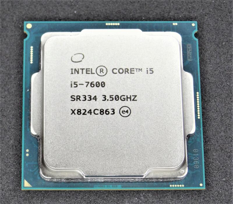 【。。】全新未使用 Intel Core i5 7600 七代 1151 CPU