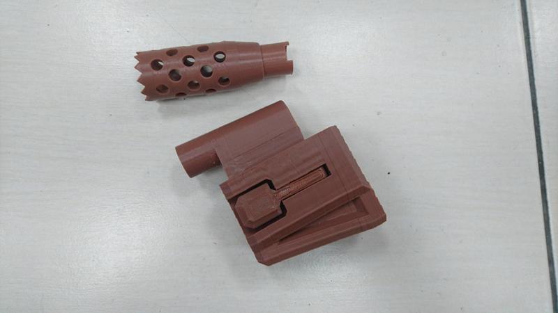 M870 marui 金鷹 雙鷹 A&K. CYMA 系統 轉換器 M4匣 3D列印(咖啡色)