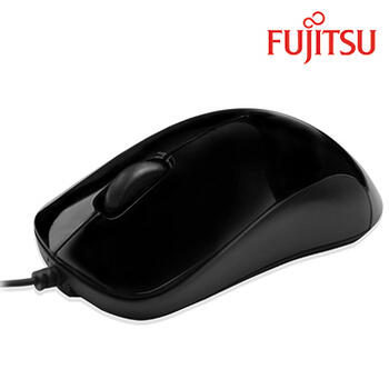 【3C工坊】FUJITSU富士通USB有線光學滑鼠QH300