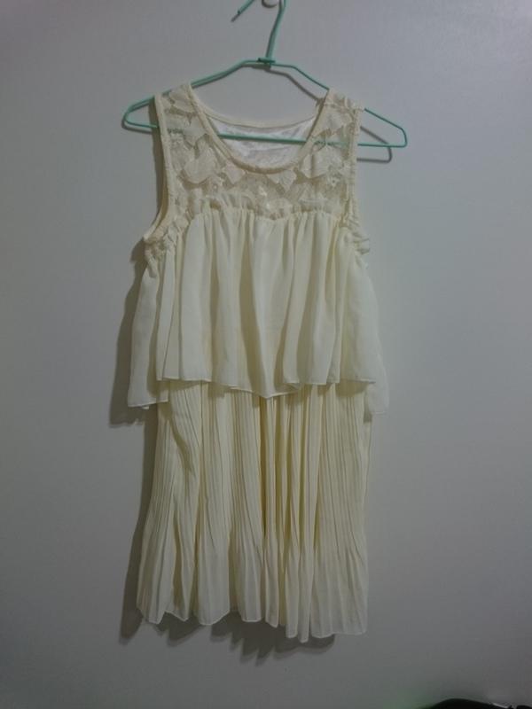 米白色小洋裝 氣質小禮服