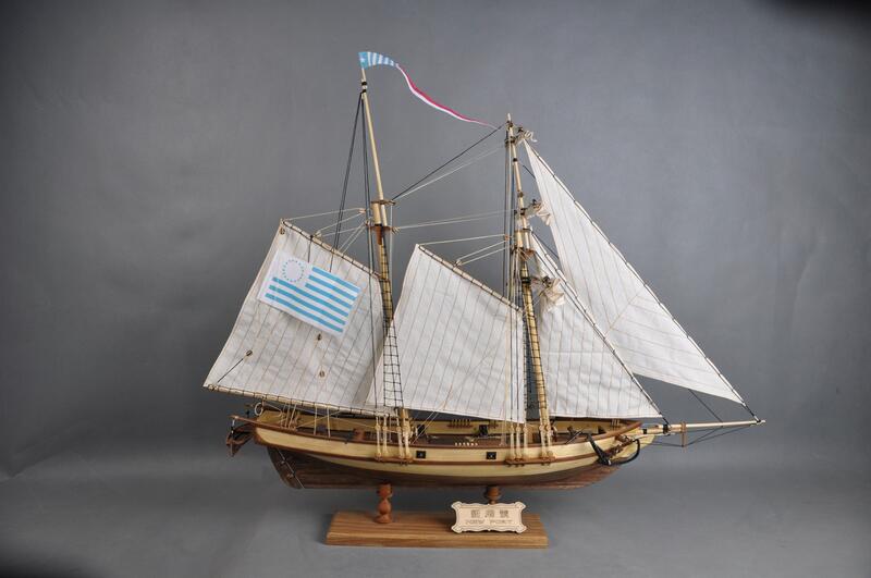 【華麗船奇】木船 西洋仿古帆船“New Port 新港號”