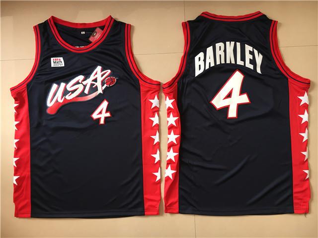 NBA2018全明星賽球衣 美國夢幻隊 barkley巴克利 Curry Durant 湯普森