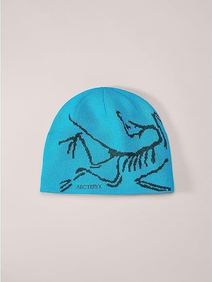 加拿大 Arcteryx 始祖鳥 Bird Logo 針織毛帽-熱帶魚藍/皮西亞斯綠 保暖舒適 28879