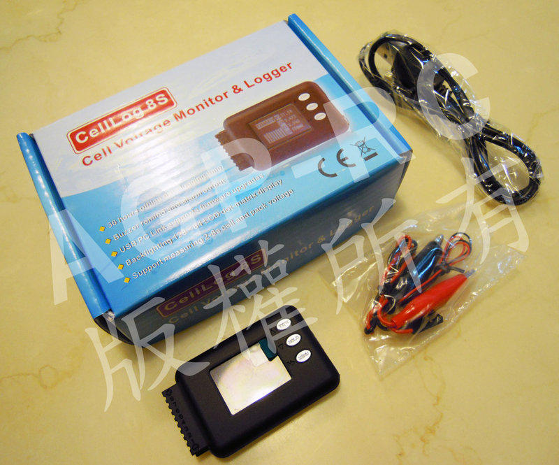 【AGP RC】Cell-Log 8S 可側錄型 鋰電池智慧型測電錶 支援2-8s 附中文說明書 | 露天市集 | 全台最大的網路購物市集