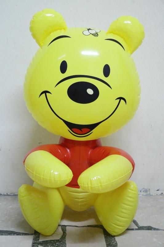 ~鯉魚仔氣球舖⚗_⚗~小熊維尼充氣玩偶/娃娃/充氣球/充氣玩具/吹氣玩具