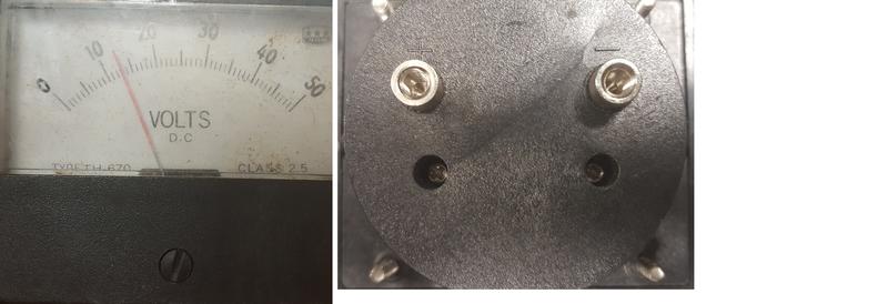 二手TH-670交流電電錶頭(初步測試AC110V)+直流電電錶頭(初步測試DC12V)