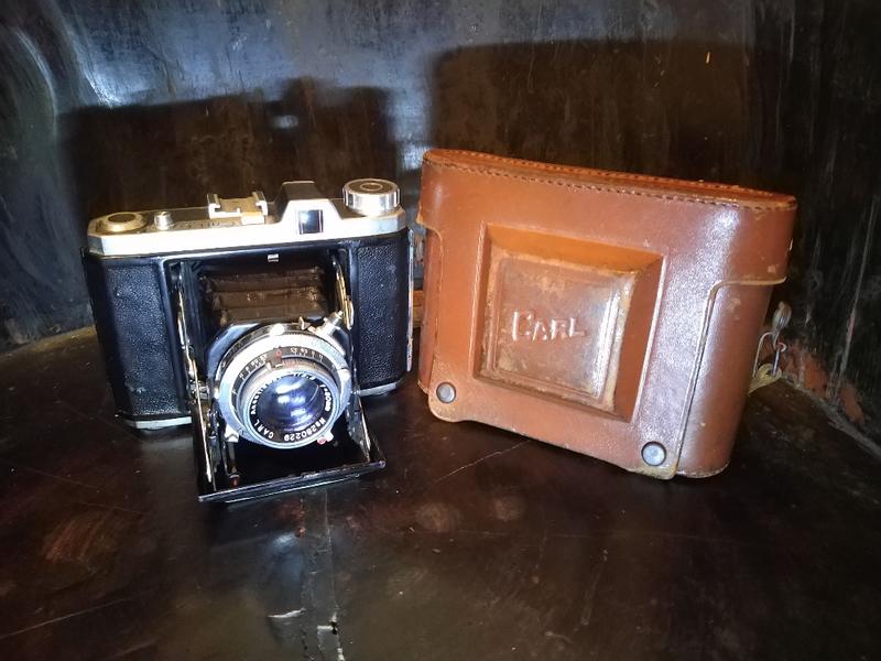 Carl -6 古董蛇腹底片相機