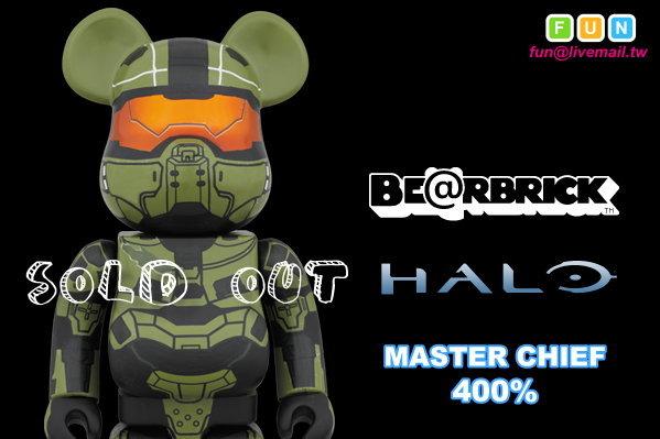 FUN】<Sold Out! 售完!!> Be@rbrick 400% - HALO 士官長(非無敵鐵金剛