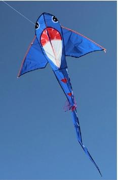 【風箏小舖】小鯊魚 造型風箏-玻璃纖維骨架 平紋 2.5~4級風力 沙魚 小型 風箏