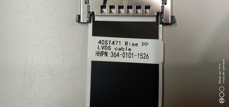 [宅修電維修屋]夏普40吋LED 液晶電視LC-40SF466T.LVDS線材.主機板與邏輯板連接線(中古良品)