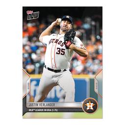 Justin Verlander Houston Astros 2022 MLB Topps Now Card 1153