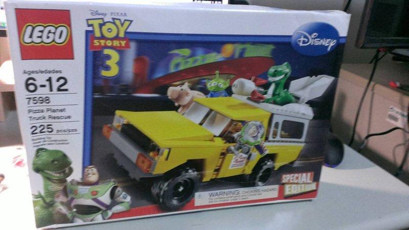 全新未拆 樂高 lego 【玩具總動員】7598 比蕯星球卡車救援 Pizza Planet Truck Rescue