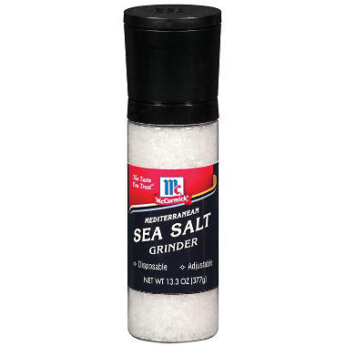 ~* 萊康精品 *~McCORMICK 味好美 西班牙 自磨式純淨海鹽377g