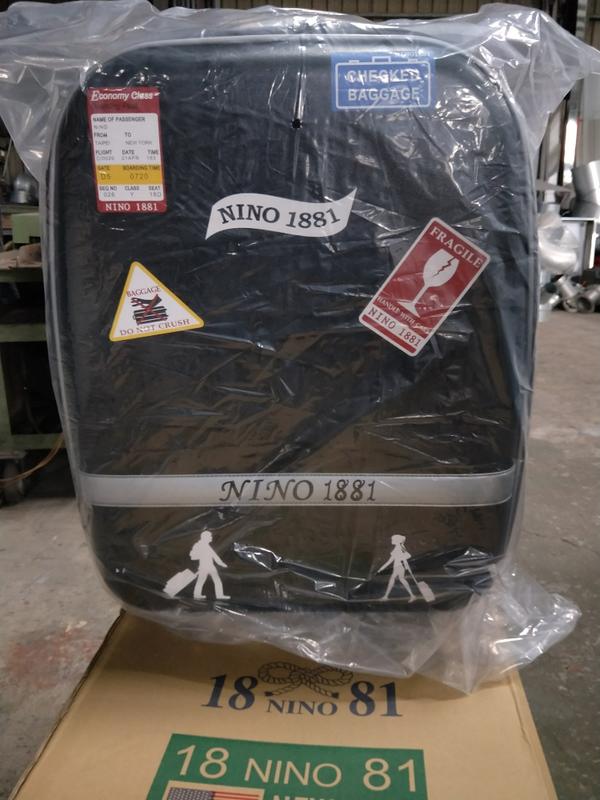 NINO 1881 行李箱 25吋 黑色 台灣製 防水布箱 旅行箱 拉桿箱 海關鎖 靜音輪 #1298