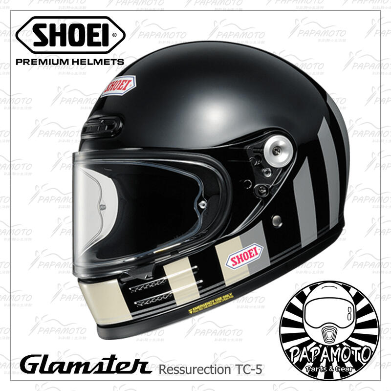 Shoei glamster resurrection store tc5