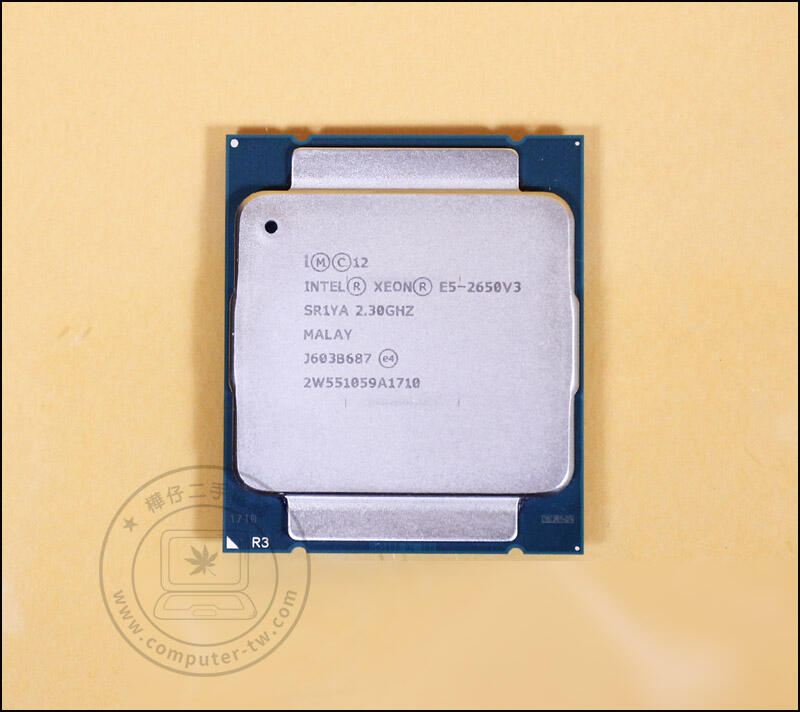 【樺仔中古電腦】Intel Xeon E5-2650 v3 正式版 CPU 2.3GHz 10核心20線呈 處理器