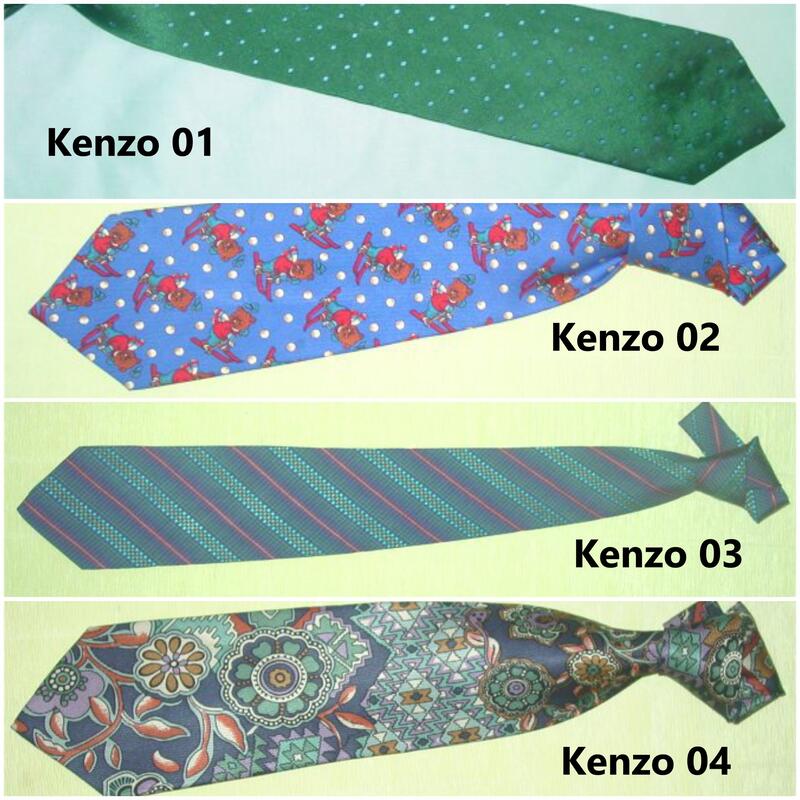 名牌二手領帶 手打領帶：KENZO系列