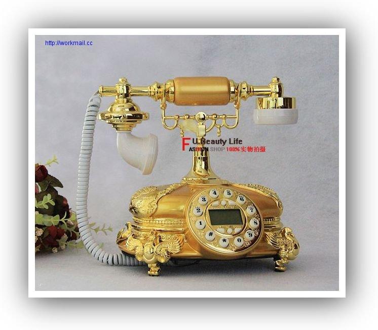 【yes99buy加盟】歐式宮廷古董/復古/仿古電話機時尚創意座機一帆風順t9999226017