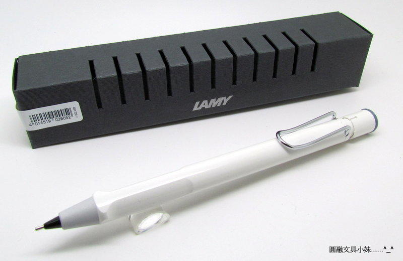 【圓融文具小妹】德國 LAMY SAFARI 狩獵系列 自動鉛筆. 0.5 鉛芯.亮面白色