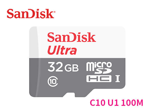 「Sorry」Sandisk Ultra microSD TF 32G 32GB 100M C10 記憶卡 無轉卡