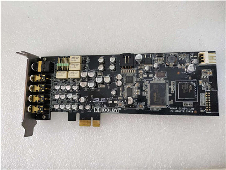 ㊣華碩Xonar DX桌上型電腦發燒音樂吃雞電影光纖PCIE內置7.1音效卡