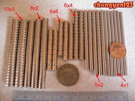 《釹鐵硼磁鐵工研所》強力磁鐵--圓形--直徑1.5~10mm