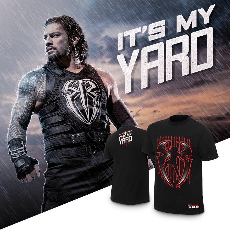 WWE ROMAN REIGNS "THIS IS MY YARD" AUTHENTIC T-SHIRT現貨