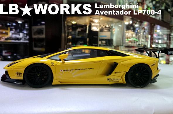 模型車收藏家的。LB WORKS / Lamborghini Avertador LP700-4 。免運可分期