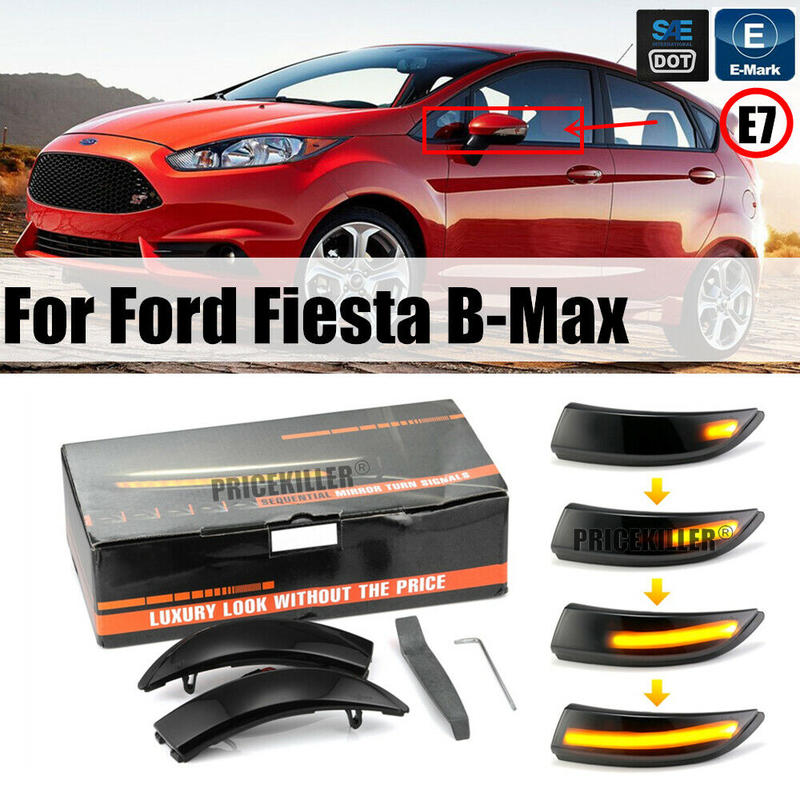 Ford 福特 Fiesta 小肥 MK7 MK7.5 7代 7.5代 方向燈 模組 流水燈 燻黑