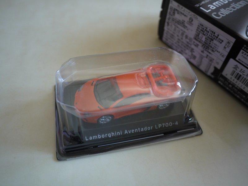 F-Toys 1/64 Lamborghini 藍寶基尼 跑車系列 單賣LP 700 橘色
