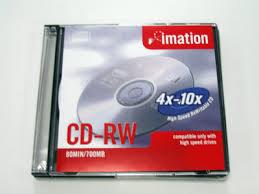 imation  4~10X  CD-RW (全新單片裝) 燒錄光碟