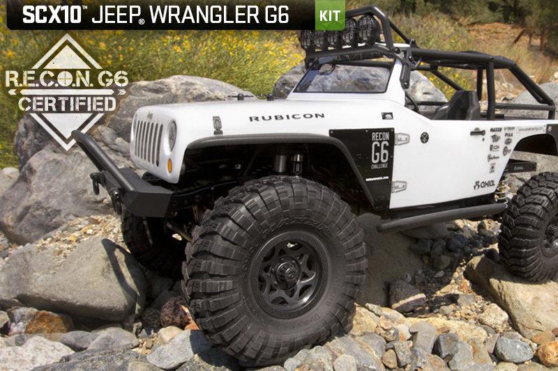 港都RC  Axial SCX10 Jeep Wrangler G6 電動像真攀岩車 KIT 版(AX90034)