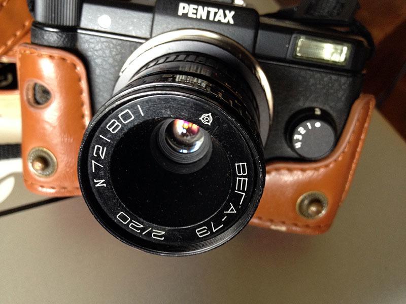 【藏鏡ㄟ】老鏡 Vega-73 f2.20mm C-mount 俄製攝影鏡 M43 Panasonic GF , Q