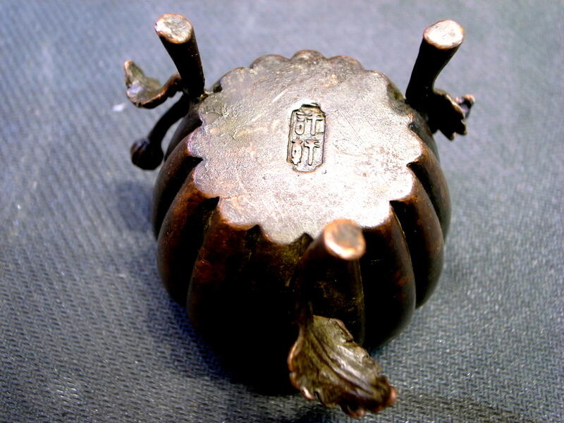 銅器 南瓜型香炉 10個 銅器 南瓜型香炉 10個