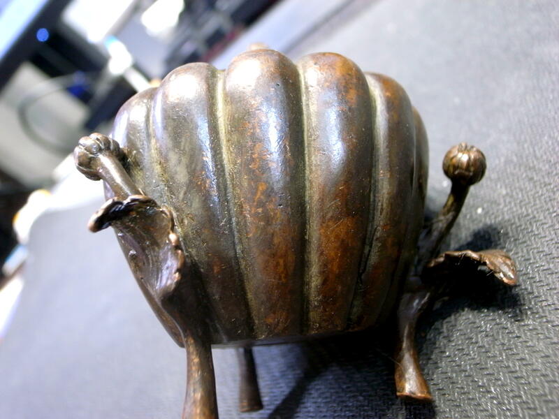 銅器 南瓜型香炉 10個 銅器 南瓜型香炉 10個